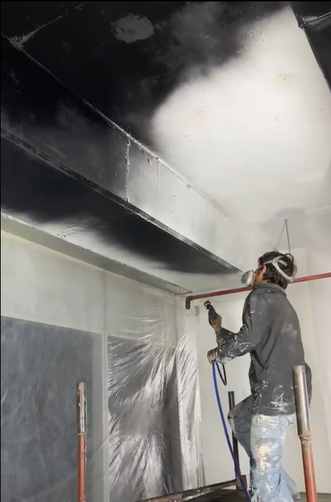 Beton Tavan Boya Uygulaması